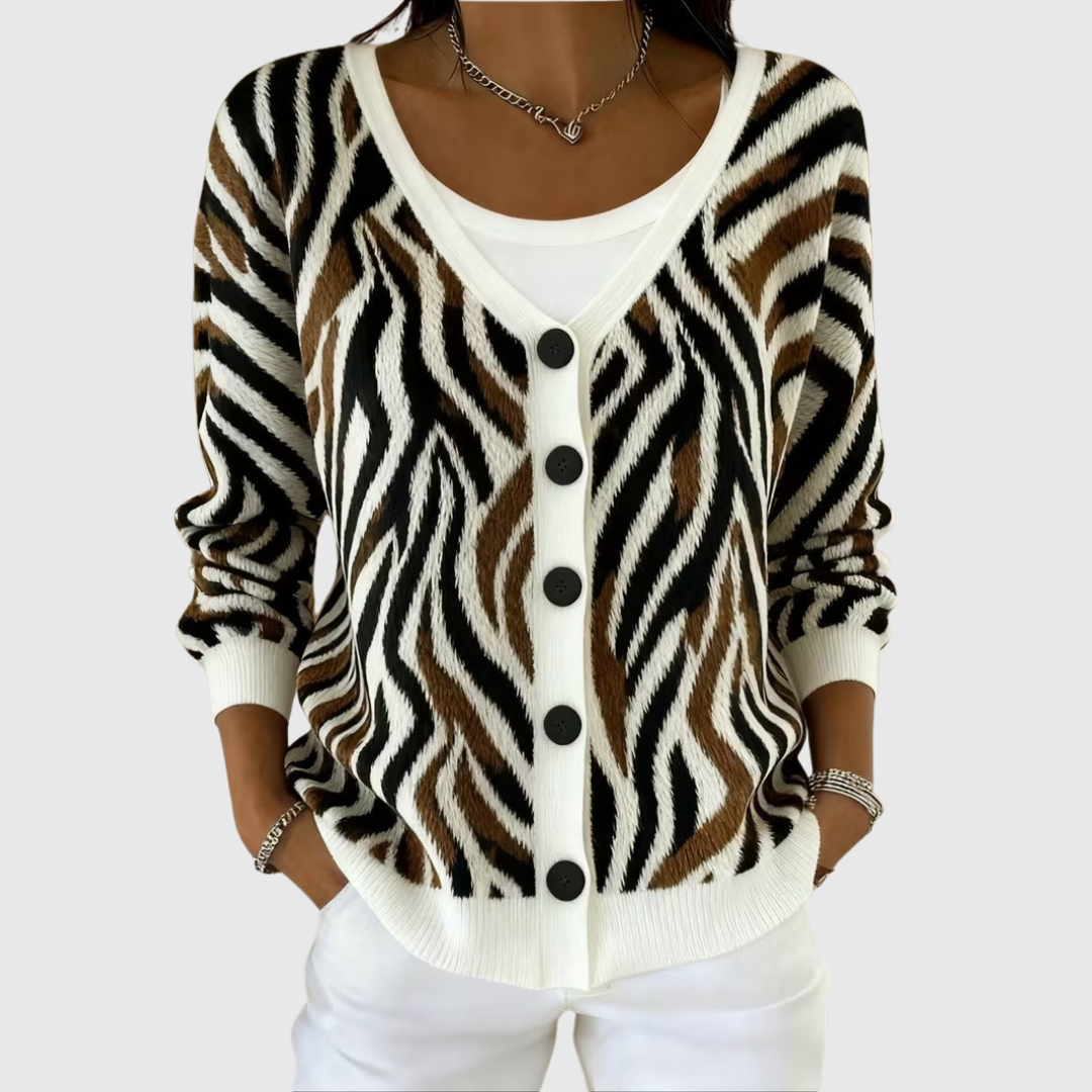 Laura | Chaqueta Con Botones Elegante