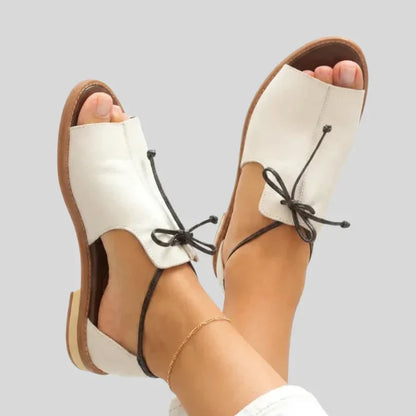 Julieta | Sandalias De Cordones Elegantes