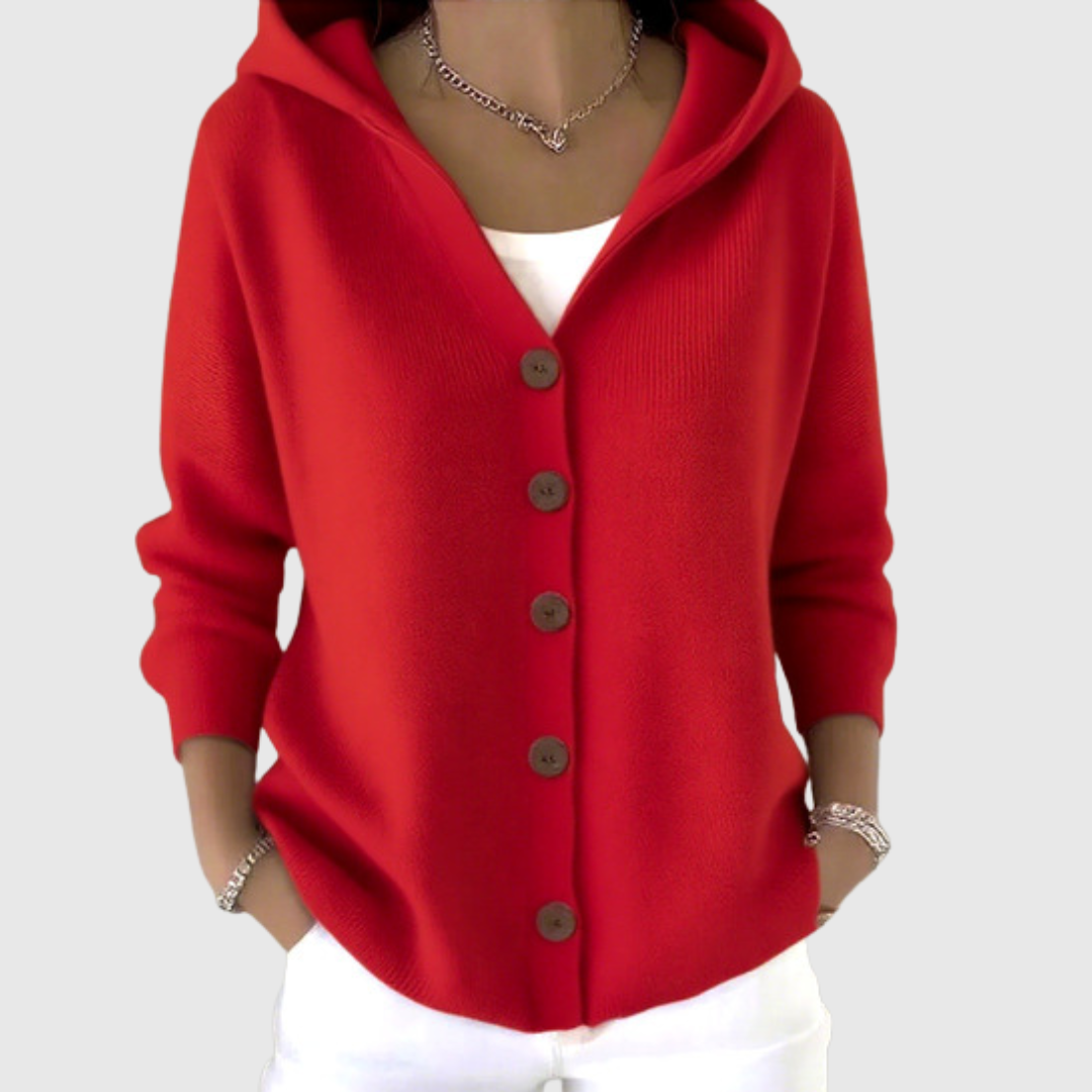 María | Chaqueta Cómoda Con Capucha