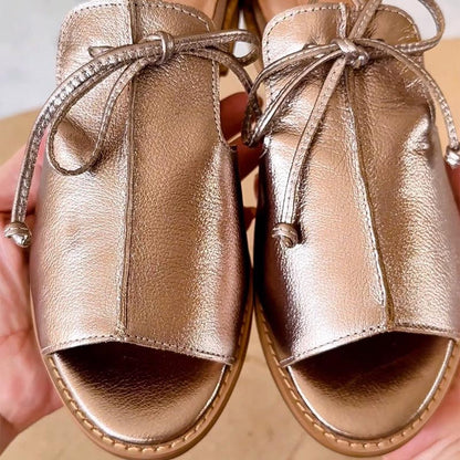 Julieta | Sandalias De Cordones Elegantes