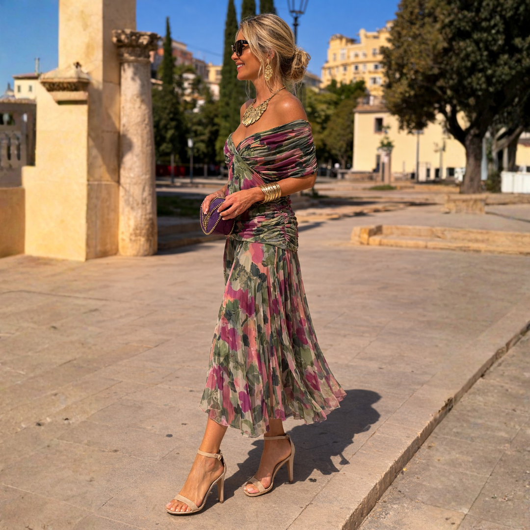 Mikaela | Vestido Hombros Descubiertos