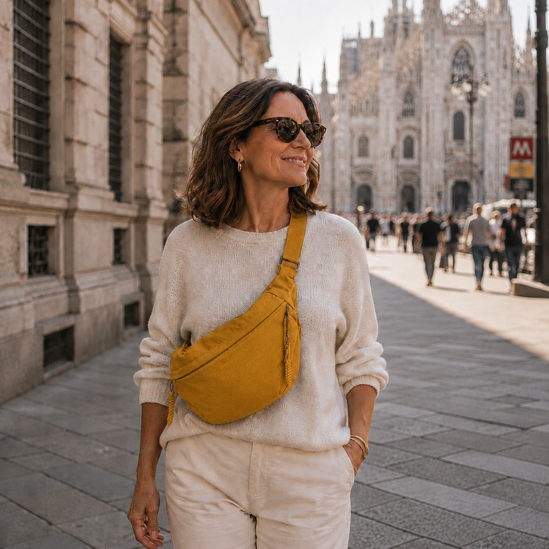 Sofia | Bolso de hombro ocre