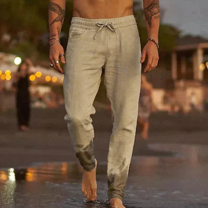 Sergio | Pantalones de Playa de Lino