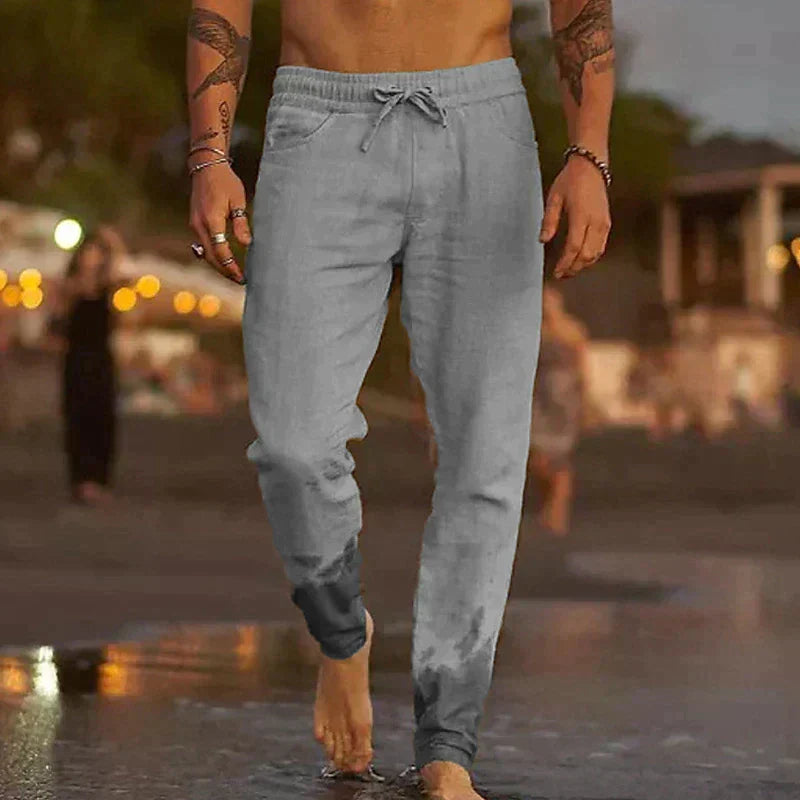 Sergio | Pantalones de Playa de Lino