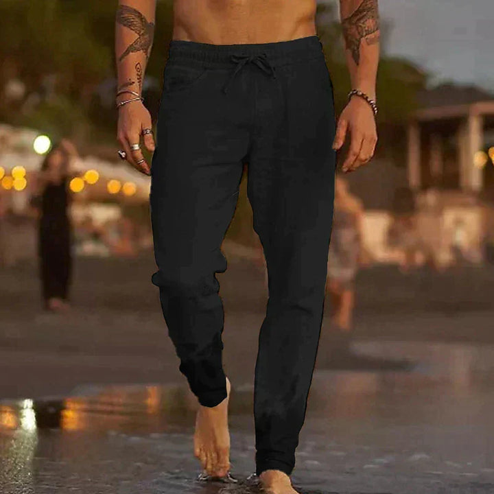 Sergio | Pantalones de Playa de Lino