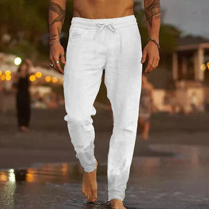 Sergio | Pantalones de Playa de Lino