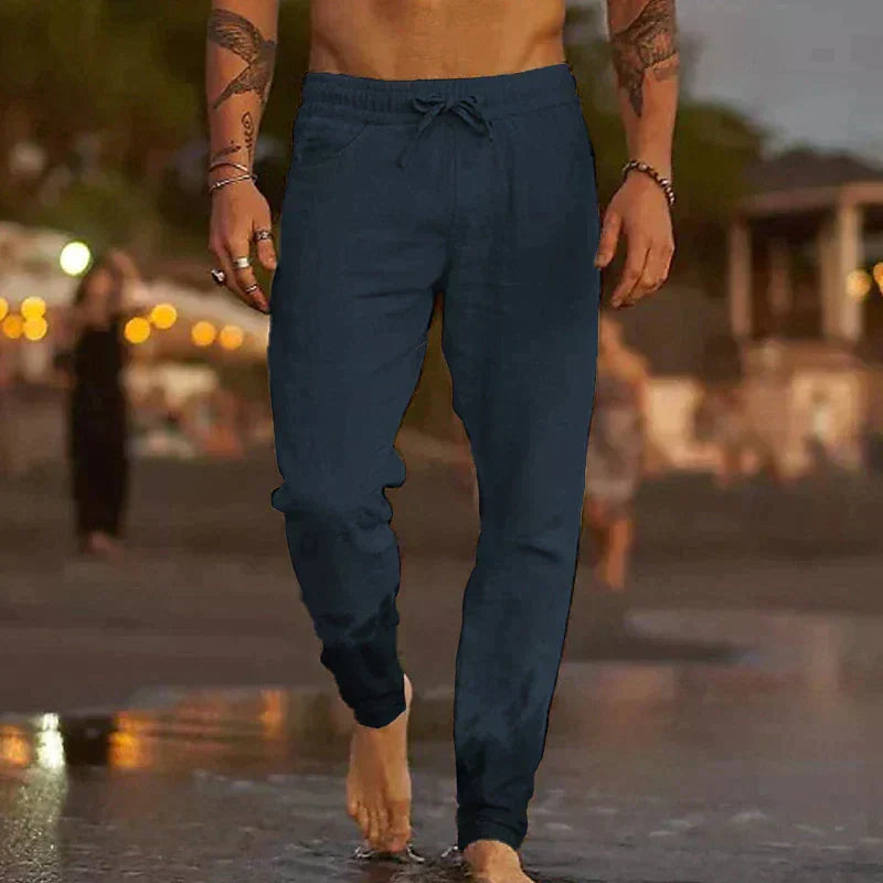 Sergio | Pantalones de Playa de Lino