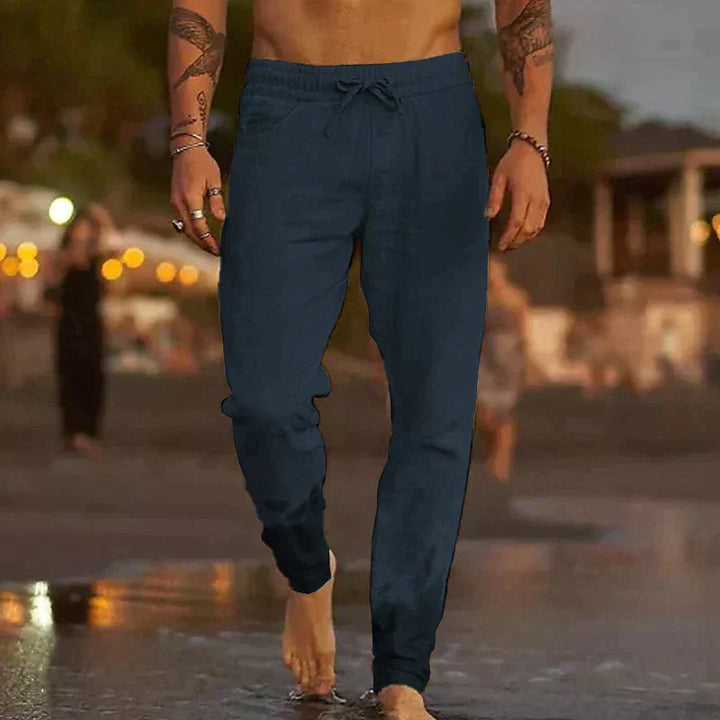 Sergio | Pantalones de Playa de Lino