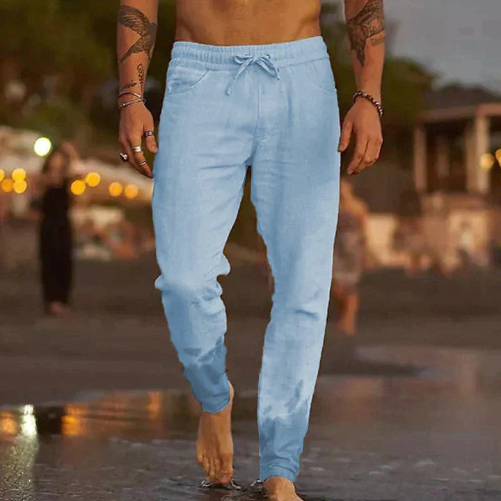 Sergio | Pantalones de Playa de Lino
