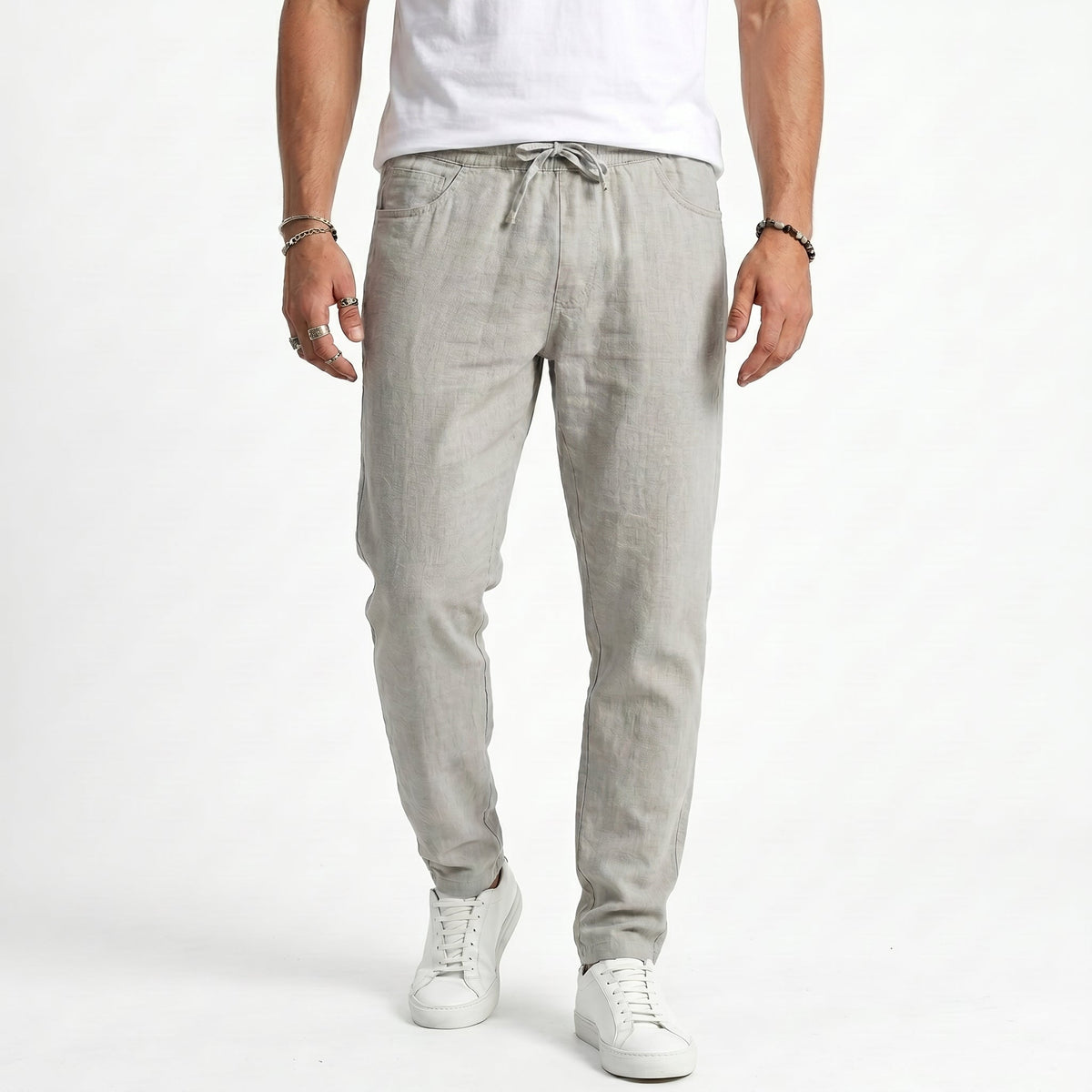 Sergio | Pantalones de Playa de Lino