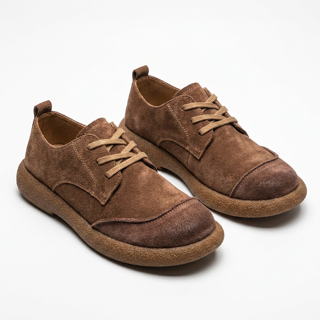 Bruno | Zapatos Derby De Ante Cómodos