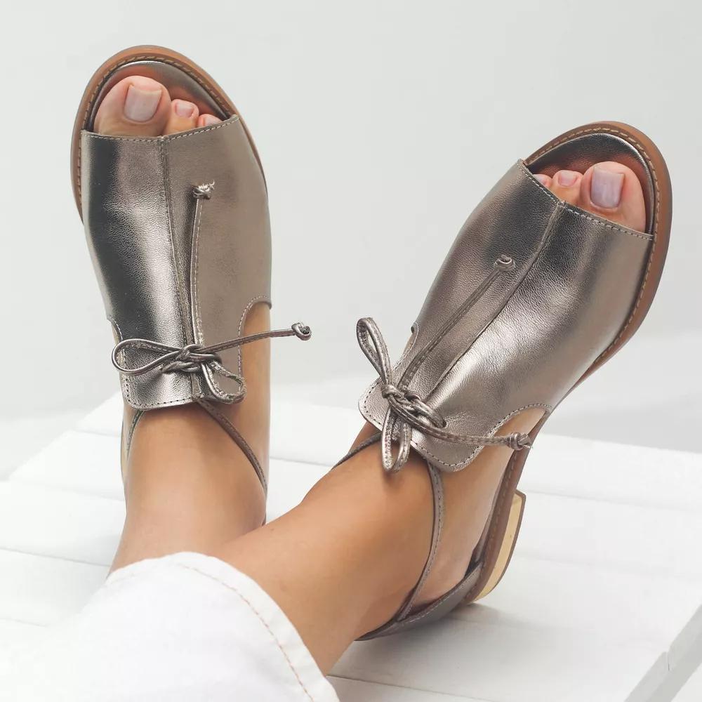 Julieta | Sandalias De Cordones Elegantes